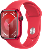 Apple Watch Series 9 41 mm RED Aluminium Sportarmband S/M Kleine Smartwatch