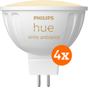 Philips Hue Spot White Ambiance MR16 4er-Pack Philips Hue MR16-Fassung