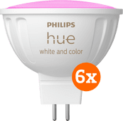 Philips Hue Spot White and Color MR16 6-pack Philips Hue white & color smart light