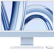 Apple iMac 24" (2023) M3 (8 Core CPU / 10 Core GPU) 16GB/256GB Blau QWERTZ All-in-One-PC