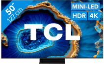 TCL QD Mini-LED 50C803 (2023) Fernseher zum Streamen von Filmen und Serien