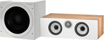 Bowers & Wilkins HTM6 S3 Brown + ASW610 White HiFi speaker