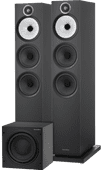 Bowers & Wilkins 603 S3 (per pair) + ASW610 Black HiFi speaker