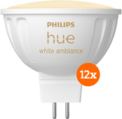 Philips Hue Spot White Ambiance MR16 12er-Pack Philips Hue einzeln erhältliche Smart-Lampe