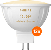 Philips Hue Spot White Ambiance MR16 12er-Pack Philips Hue MR16-Fassung