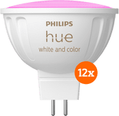 Philips Hue Spot White & Color MR16 12er-Pack Philips Hue MR16-Fassung