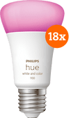 Philips Hue White and Color E27 1100lm 18-pack Philips HUE E27 fitting