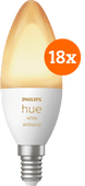 Philips Hue White Ambiance E14 18er-Pack Philips Hue einzeln erhältliche Smart-Lampe