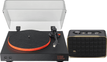 JBL Spinner Black + JBL Authentic 200 Record player with built-in preamp