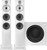 Bowers & Wilkins 603 S3 (per pair) + ASW608 White HiFi speaker