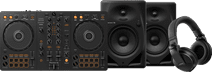 Pioneer DJ DDJ-FLX4 + Pioneer DJ HDJ-X5 Black + Pioneer DJ DM-50D Black Pioneer DJ DDJ-FLX4