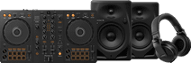 Pioneer DJ DDJ-FLX4 + Pioneer DJ HDJ-X5 Black + Pioneer DJ DM-50D-BT Black Pioneer DJ controller