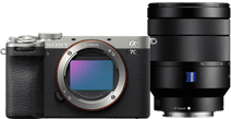 Sony A7C II Body Silber + 24-70mm f/4.0 Kamera mit neigbarem Display