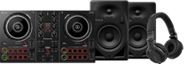 Pioneer DJ DDJ-200 + Pioneer DJ HDJ-CUE1 + Pioneer DJ DM-40D Schwarz Pioneer DJ DDJ-200