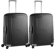 Samsonite S'Cure Spinner 69cm Duo Pack Black Samsonite hardside suitcase