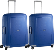 Samsonite S'Cure Spinner 69cm Duo Pack Dark Blue Suitcase promotion