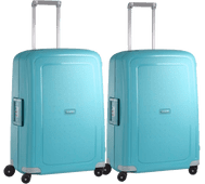 Samsonite S'Cure Spinner 69 cm Aqua Blue Duo Kofferset Koffer-Angebot