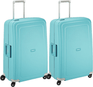 Samsonite S'Cure Spinner 75cm Duo Pack Aqua Blue Samsonite hardside suitcase