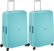 Samsonite S'Cure Spinner 75 cm Aqua Blue Duo Kofferset Kofferset