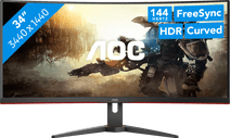 AOC CU34G2XE/BK Ultrawide monitor with a high resolution