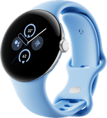 Google Pixel Watch 2 Silber/Blau Smartwatch mit Android Wear OS