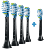 Philips Sonicare Plaque Defence HX9045/33 Schwarz (5 Stück) Philips Sonicare Aufsteckbürste