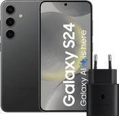 Samsung Galaxy S24 128GB Schwarz 5G + Samsung Schnellladegerät 25 Watt Samsung Galaxy S24