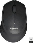 Logitech M330 Silent Plus Kabellose Maus Schwarz Logitech Maus