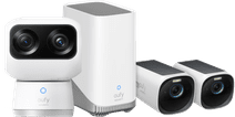 eufyCam 3 Doppelpack + eufy Indoor Cam S350 Cloud-Kamera