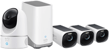 eufyCam 3 3er-Pack + eufy Indoor Cam 2K Pan & Tilt Homey Überwachungskamera