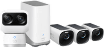 eufyCam 3 3er-Pack + eufy Indoor Cam S350 Cloud-Kamera