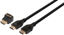 BlueBuilt HDMI Cable 4K 120Hz / 8K 60Hz Nylon 3m + 90° Adapter Top 10 bestselling HDMI cables