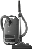 Miele Complete C3 Parquet PowerLine 125 Gala Edition Graphite Gray Vacuum with mid-range build quality