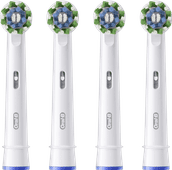 Oral-B Pro Cross Action Weiß (4 Stück) Bürstenkopf für elektrische Zahnbürsten