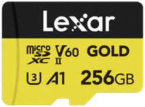 Lexar Professional microSDXC GOLD 256GB 180 MB/s MicroSD-Karte