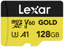 Lexar Professional GOLD 128GB MicroSDXC 280mb/s MicroSD card for action cameras