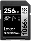 Lexar Professional 1066x SILVER 256GB SDXC 160mb/s SD card