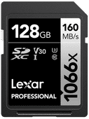 Lexar Professional 1066x SILVER 128GB SDXC 160mb/s 128GB SD card