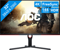 AOC U32G3X/BK Gaming monitor with a high resolution