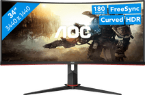 AOC CU34G2XP/BK Gaming monitor with a high resolution