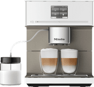 Miele CM 7550 Weiß Kaffeevollautomat mit Milchschlauch