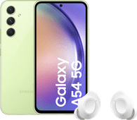 Samsung Galaxy A54 128GB Grün 5G + Samsung Galaxy Buds FE Weiß Samsung Handy aus dem Jahr 2023