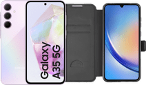 Samsung Galaxy A35 128GB Purple 5G + BlueBuilt Book Case Black Samsung A series bundle