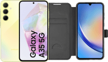 Samsung Galaxy A35 128GB Gelb 5G + BlueBuilt Book Case Schwarz Samsung Galaxy A35