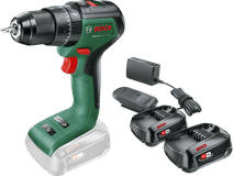 Bosch UniversalImpact 18V-60 + 2,5 Ah Akku (2x) Bohrer und Schrauber für gelegentliche Heimwerker