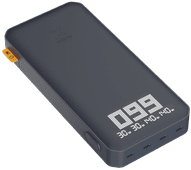 Xtorm Titan Ultra Powerbank mit Schnellladefunktion 27.000 mAh Schwarz Powerbank mit USB-C-Kabel