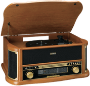 Classic Phono TCD-2551WD Record player with headphone connector