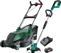 Bosch AdvancedRotak 36V-40-650 + AdvancedGrassCut 36 Li inkl. 4,0 Ah Akku (1x) Bosch Akku-Rasenmäher