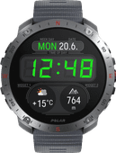 Polar Grit X 2 Pro Silver Extra large smartwatch