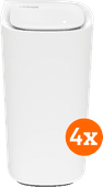 Linksys Velop Pro AXE5400 4er-Pack Mesh-WLAN-System für ein Einfamilienhaus